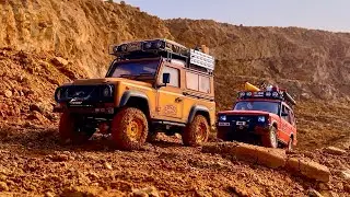 Rc4wd defender camel trophy & G4 challenge offroad driving/ rc4wd D90
