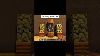 Minecraft Floating Armor Build ⚔️ #minecraft #shorts