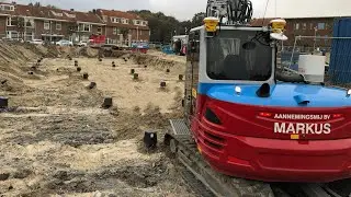 Leveling the sand with Trimble gps