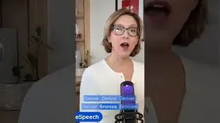 Denver Broncos | Learn to Pronounce Stress Patterns | American English Pronunciation 🧡💙🐎