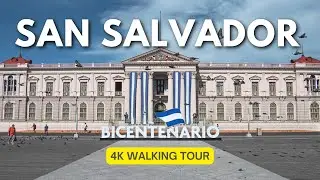 San Salvador, El Salvador 🇸🇻 - Historic Downtown 2021 (The bicentennial year) - 4K Walking Tour