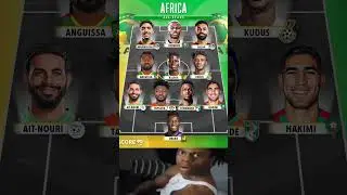 Africa All-Stars XI 2025 🌍🔥 | Best African Players Right Now!