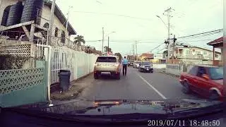 Rush Hour Drive from Champ Fleurs to Mausica Road - July 2019