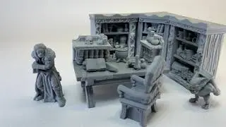 Tiny Furniture Dark Magister Corner assembly process