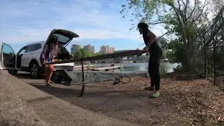Intex Seahawk 4 with modifications and 4 stroke motor