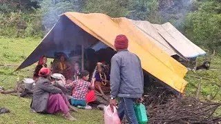 Surviving Life in the Nepali Mountains During the Rainy season || All Season Completion Video ||
