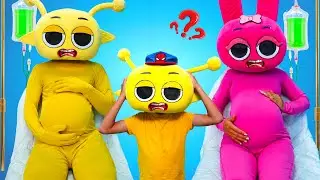 Pinki and Simon are both pregnant?! Baby Simon is shocked 😵❓ | Incredibox Sprunki In Real Life