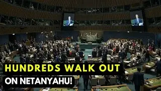 Humiliation at the UN! Hundreds Walk Out During Netanyahu Speech