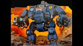 TUTORIAL HOW TO PAINT DREADNOUGHT ULTRAMARINES WARHAMMER