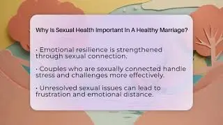 Why Is Sexual Health Important In A Healthy Marriage? - Marriage Counseling Network