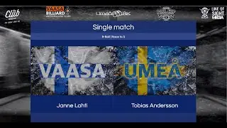 Kvarken pool Cup VIII Single match Janne Lahti vs  Tobias Andersson Day 2