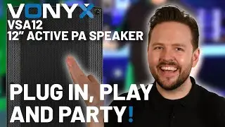 Plug, Play, Party with the Vonyx VSA12 Active PA Speaker
