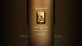 Yom Kippur Time! #dayofatonement #yomkipur #yahuah #yahusha #inspirationalvideo #praise  #messianic