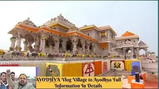Ayodhya Dham Darshan | Road to Ayodhya Vlog | Lucknow to Ayodhya Journey by bike Ram Mandir Darshan 