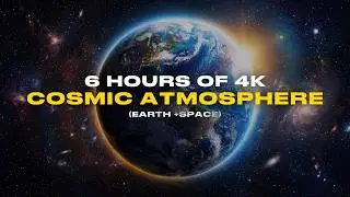 Cosmic Chill Music (6 HOURS) 🌌🪐 Space + Planet Earth Visuals | Relax & Study