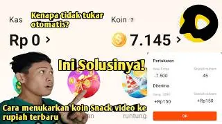 Cara menarik koin di Snack video,Cara menukarkan koin Snack video ke rupiah terbaru