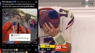 (JOSH ALLEN LOSSES AGAIN!!!!) BUFFALO BILLS FAN REACTION TO LOSS TO DENVER BRONCOS