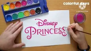 Frozen Disney Princess Barbie My Little Pony Logos Painting Drawing Art & Coloring Book for Girls 