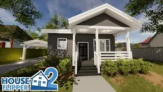 Ambient ASMR | Modern Black And White Remodel | House Flipper 2