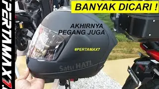 Review Helm Honda Black Mono Helmet Basis INK CL MAX Hitam Agresif  #INK #HONDA #CLMAX #blackmono