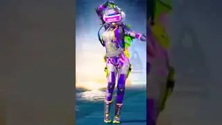 NEon lady set /Mythic Emote Of PUBG Mobile#short