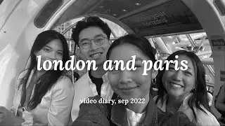 paris, france and london, uk travel vlog (iphone 13 pro) (2022)