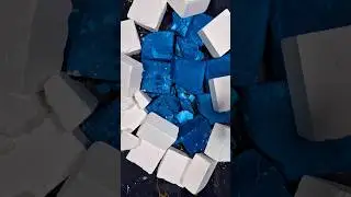 Fresh Dyed & Plain Gym Chalk ASMR Crush #viralvideo #shorts