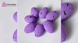 Christmas Easter Egg Decoration Artificial Stones Flower Home Party Decoration