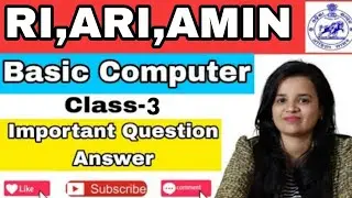 COMPUTER PART-3 || IMPORTANT QUESTION ANSWER DISCUSSION BY SHUBHASHREE #OSSSC #revenueinspector
