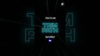 After Effects ✏️ Trim path | Tutorial