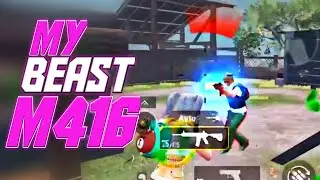 Glacier M416 is the Beast in TDM | 1V1 Friendly | PUBG MOBILE