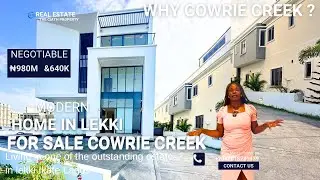 House for sale in Cowrie Creek Lekki Lagos Nigeria/ 980 million Naira Duplex 
