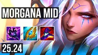 MORGANA vs AKALI (MID) | 31K damage | KR Diamond | 25.24