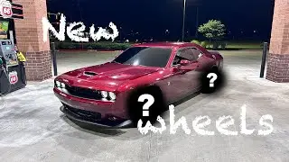 NEW WHEELS ON MY SCAT PACK !!!