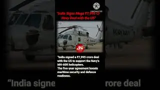 #IndiaNews #DefenceDeal #NavyUpdate #MH60R #IndiaUS #NavalSecurity #BreakingNews #DailyNews