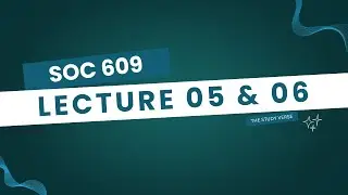 SOC609 || LECTURE 05 & 06 || QUALITATIVE VS QUANTITATIVE RESEARCH METHODS || SHORT LECTURES