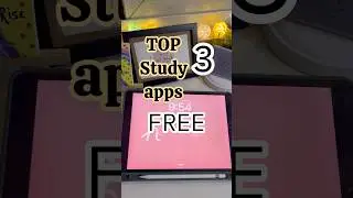 Top 3 study apps for free ✨ #shorts  #studymotivation #tips #viral