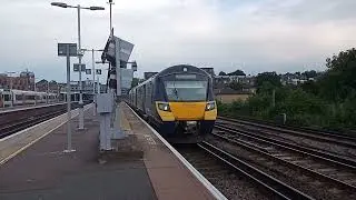 Class 707 Departing New Cross with a depot whistle!