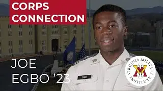 Joe Egbo '23: “I’m 100% glad I came to VMI”
