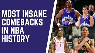 Most Insane COMEBACKS in NBA History