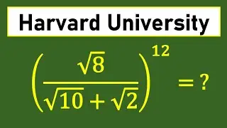 A tricky problem from Harvard University Interview | Nice square root math simplification problem