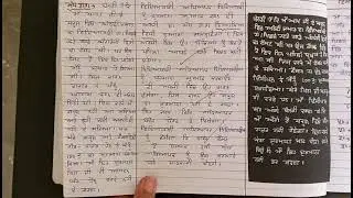 B.Ed. Lesson Plan of PUNJABI; Topic:- 
