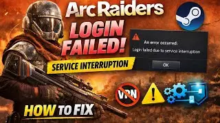 Fix Arc Raiders Login Failed Error | Service Interruption Issue (Steam PC Fix)