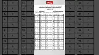 FPSC FIA inspector investigation Batch 3 & 4 answer keys21 august 2023 #fiajobs2022 #fiainspector