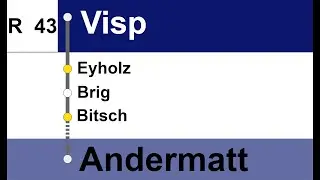 MGB Ansagen » R43 Visp — Andermatt | SLBahnen