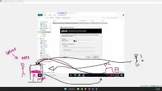 Splunk Enterprise - setup/install Splunk Universal Forwarder | بالعربي