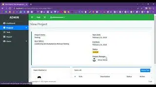 Employee Task Work Scheduler in PHP Application Projects