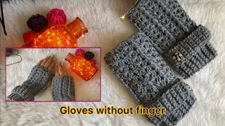 how to crochet gloves without fingers for beginners|easy crochet gloves without fingers