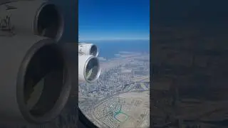 EMIRATES A380 Dubai Flyover 🔥✈️ #shorts
