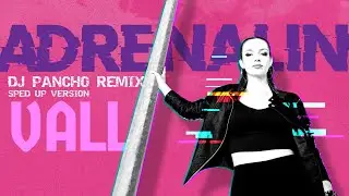 VALL - ADRENALIN / АДРЕНАЛИН (DJ PANCHO REMIX SPED UP) [OFFICIAL 2023 VISUALIZER]